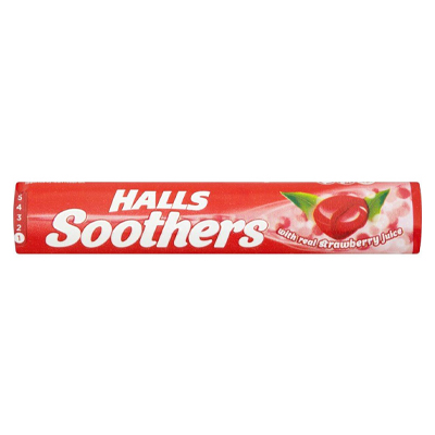 Halls Soothers Strawberry