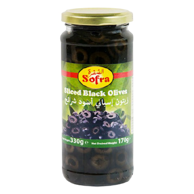 Sofra Sliced Black Olives