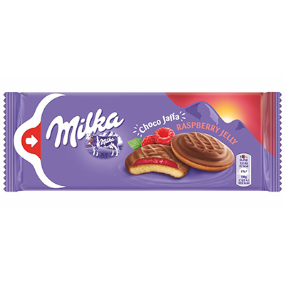 Milka - Raspberry Jelly Biscuits