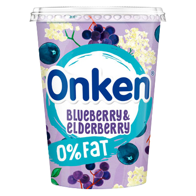 Onken Fat Free Blueberry & Elderberry Yogurt