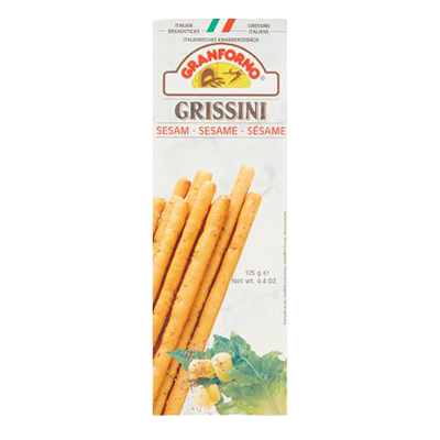 Granforno Grissini Sesame Italian Breadsticks