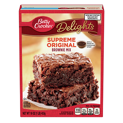 BC supreme original brownie mix