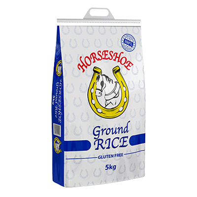 Horseshoe ground rice