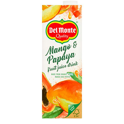 Del Monte Mango & Papaya Fruit Juice