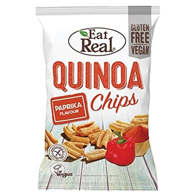 Eat Real Quinoa Chips Paprika Flavour