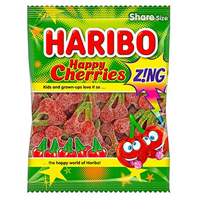 Haribo Happy Cherries Zing Bag