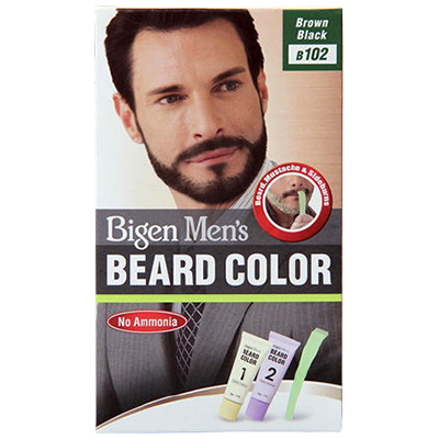 Mens Beard Colour Brown Black