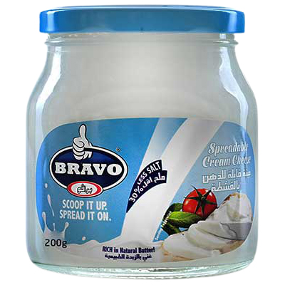 Brave Spreadable Cream Cheese Low Salt