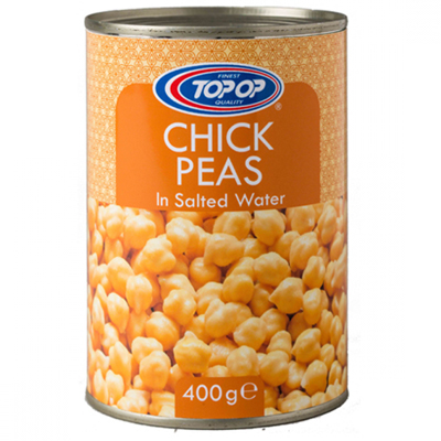 Top Op Chick Peas In Salted Water