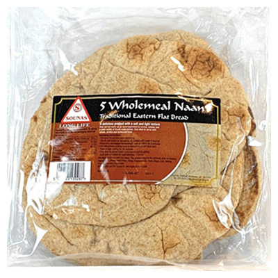 Sounas Wholemeal Naan Bread