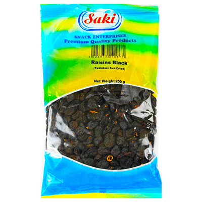 Saki black raisins