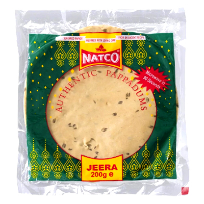 Natco Jeera Pappadoms