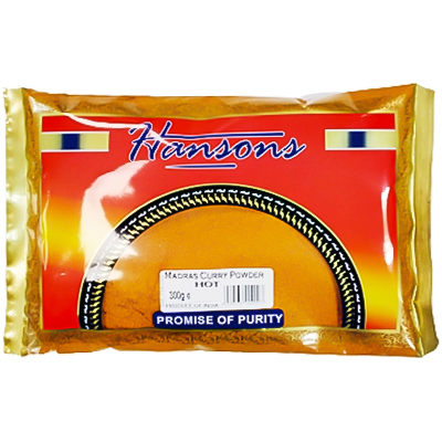 Hansons Madras Curry Powder Hot