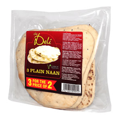 The Deli Continental 2 Authentic Plain Naans