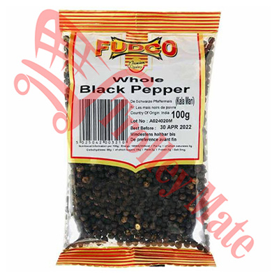 Fudco Whole Black Pepper