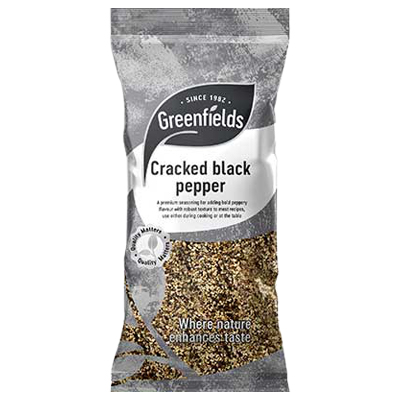 Greenfields Cracked Black Pepper Catering Size