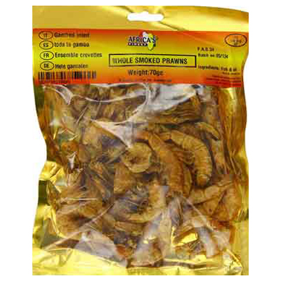 Africas Finest Whole Smoked Prawns