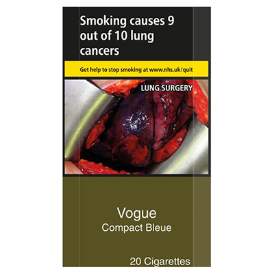 Vogue Compact Bleue 20 Cigarettes