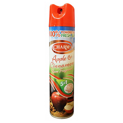 Charm Room Fragrance Spray Apple & Cinnamon 5in1