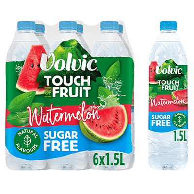 Volvic Touch of Fruit Sugar Free Watermelon Flavoured Water