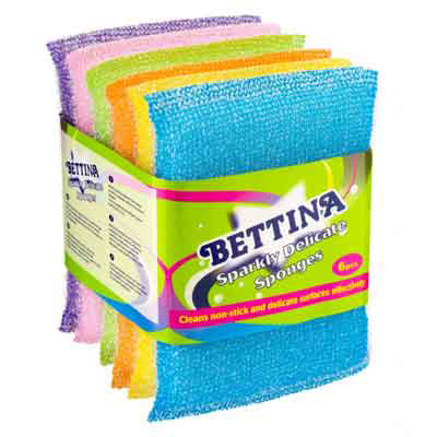 Bettina 6pcs Sparkly Delicate Sponges