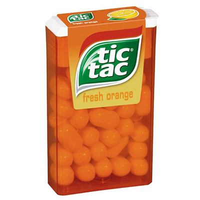 Tic Tac Orange Candy Mints