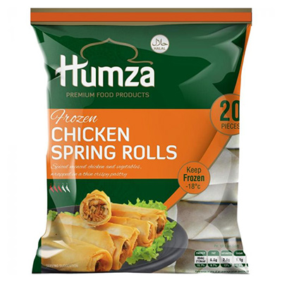 Humza 20 Frozen Chicken Spring Rolls