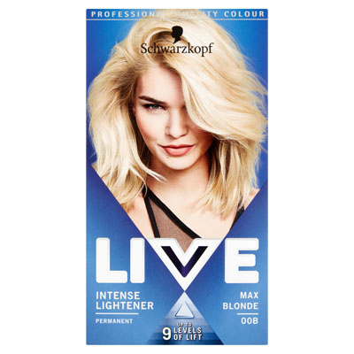 Schwarzkopf Live Permanent Hair Colour Max Blonde 00b