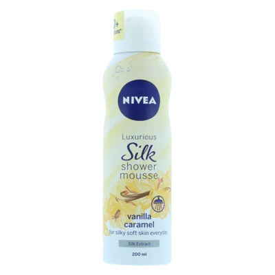 NIVEA SILK SHOWER MOUSSE VANILLA