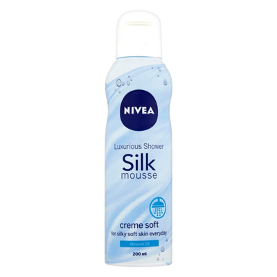 Nivea Luxurious Shower Silk mousse