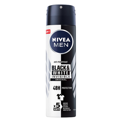 NIVEA MEN INVISIBLE FOR BLACK AND WHITE 48H ANTI-PERSPIRANT