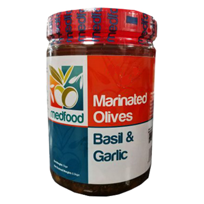 Medfood Marinated Olives Basil & Garlic