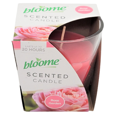 bloome scented candle rose garden