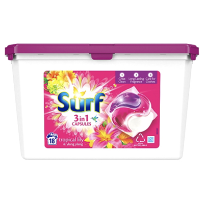 Surf 3in1 Capsules Tropical Lily