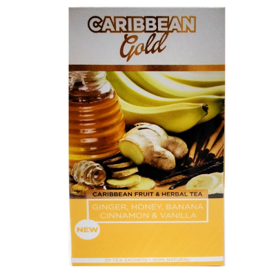 Caribbean Gold Ginger, honey, banana, cinnamon & vanilla Tea