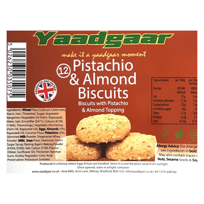 Yaadgaar Pistachio Biscuits