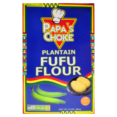 Papas Choice Plantain Fufu Flour