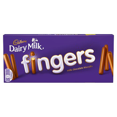 Cadbury Dairy Milk Fingers Chocolate Biscuits