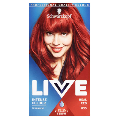 Schwarzkopf Live Permanent Hair Colour Real Red 35