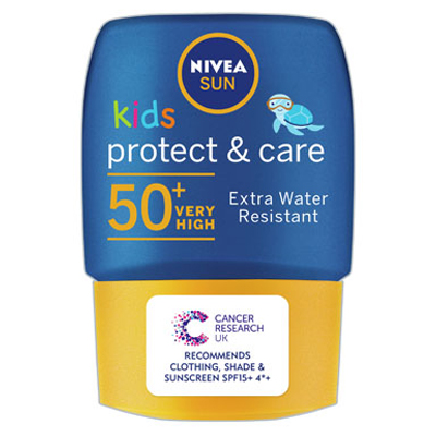 Nivea Sun Suncream Lotion Spf 50+ Kids Protect & Care Pocket Size