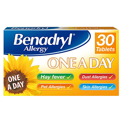 Benadryl One Day 30 Tablets