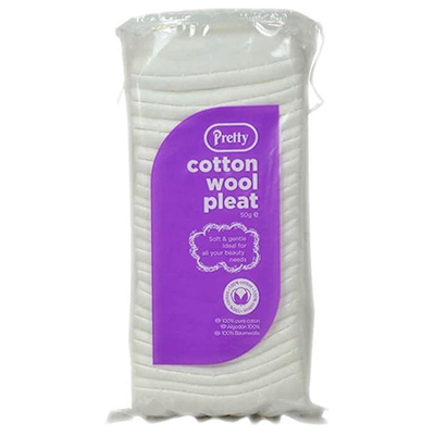 Pretty Cotton Wool Pleat