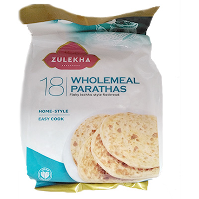 Zulekha Wholemeal Parathas