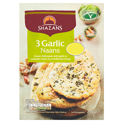 Shazans 3 Garlic Naans