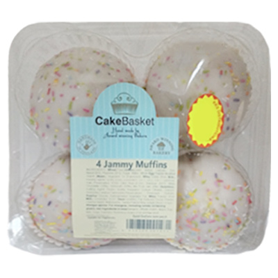 Cake Basket Jammy Muffins