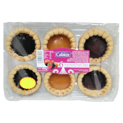 Cabico 6 Assorted Fruit Tarts