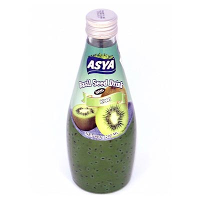 Asya Basil Seed Drink With Kiwi