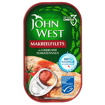 John West Makreel Fillets