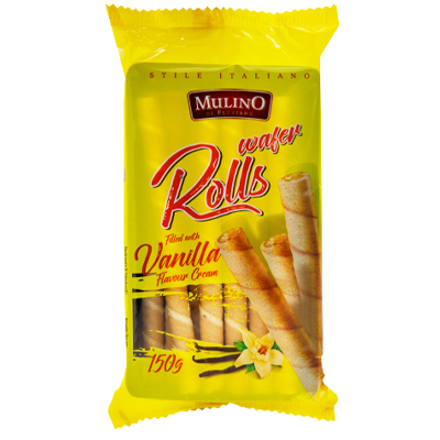 Mullano Wafer Rolls with Vanilla