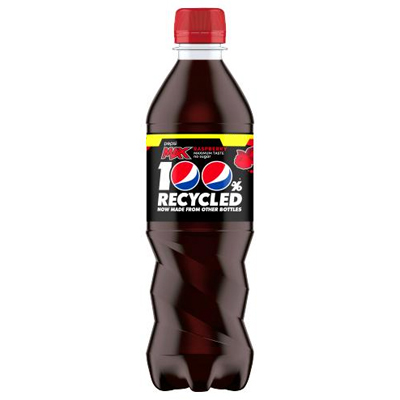 Pepsi Max Raspberry No Sugar Cola Bottle